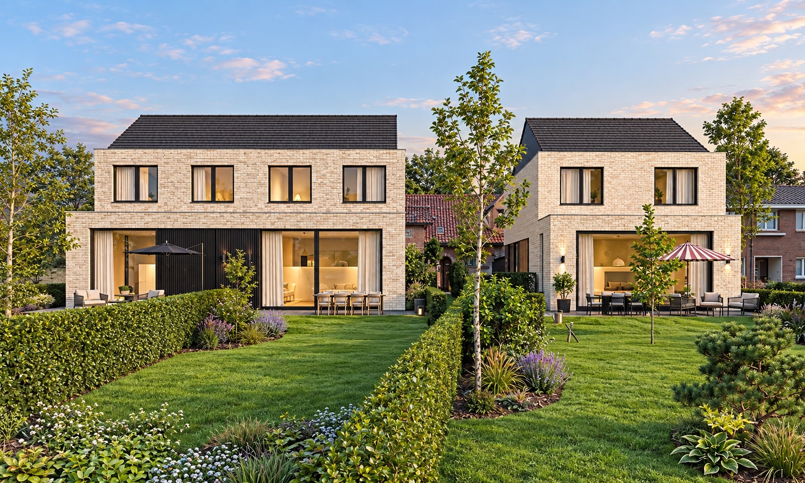 Achterzijde met tuin